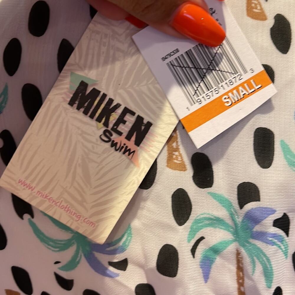 Miken Swim NWT Tropical Beach Coverup - Picture 5 of 6